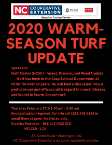Continuing Education for Professional Turf Managers