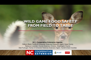 Wild Game Food Safety - From Field to Table