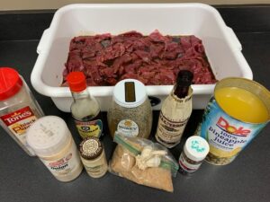 Venison jerky ingredients