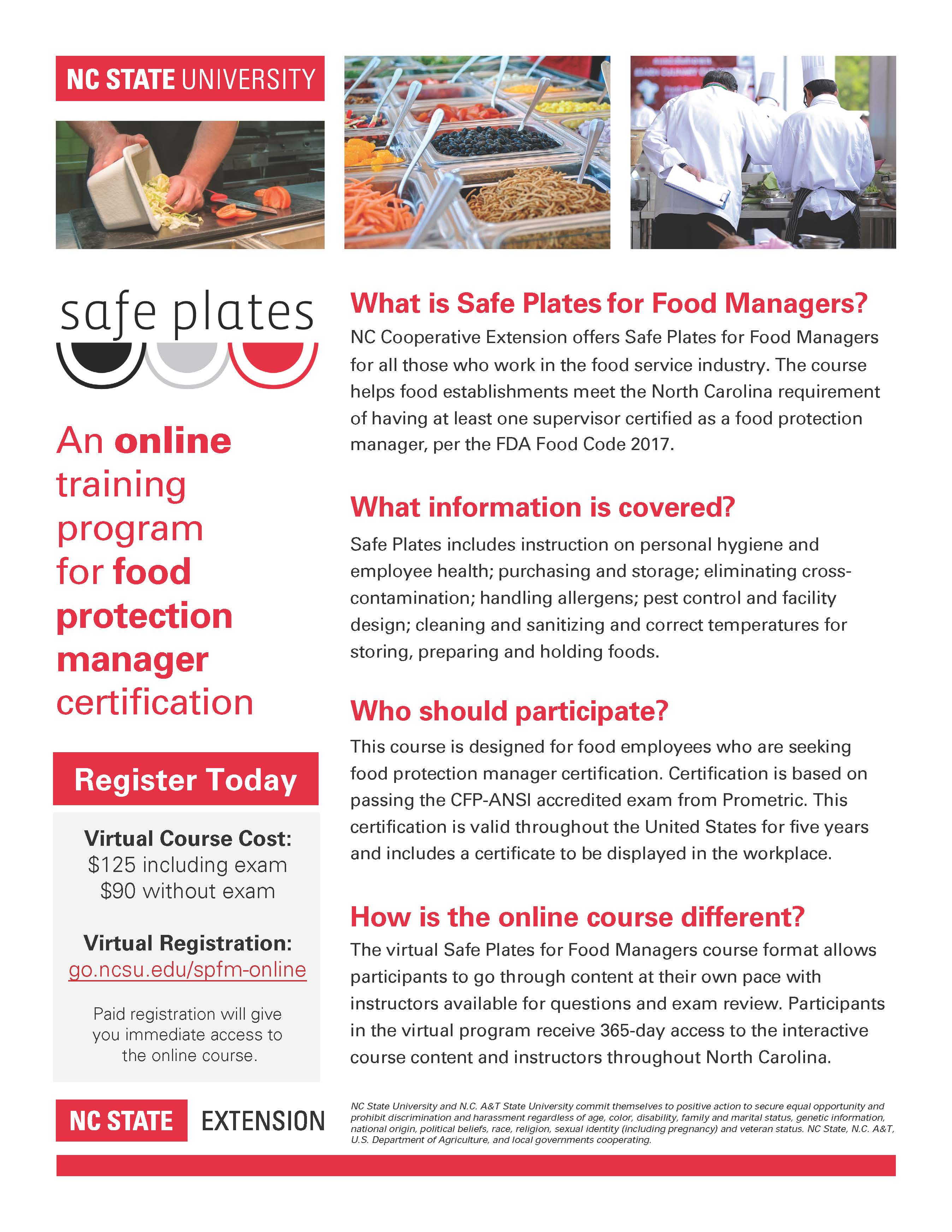 Online Safe Plates Food Manager Infosheet_Prometric_4.2021