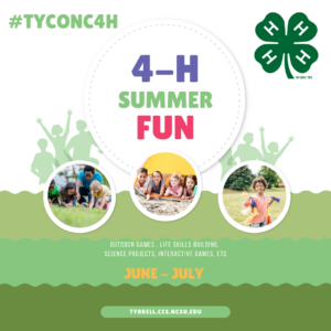 Cover photo for TyCoNC 4-H Summer Fun