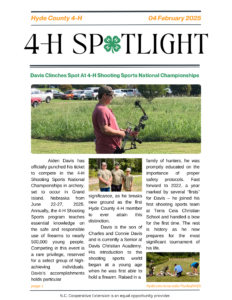 Cover photo for Davis Clinches Spot at 4-H Shooting Sports National Championships