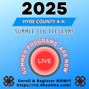 Cover photo for Explore, Create & Discover With Hyde County 4-H Summer Camps!