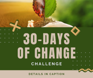 Cover photo for 30 Days of Change Challenge